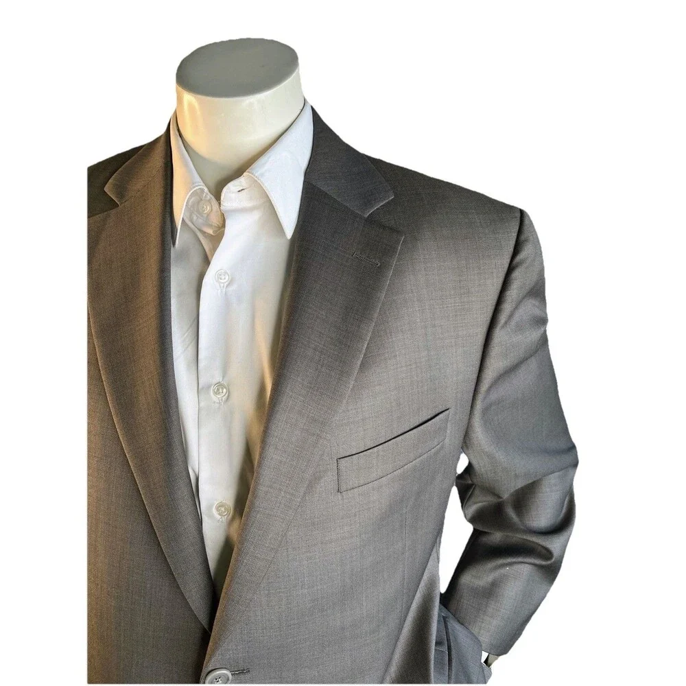 JACK VICTOR Mens 44R Blazer Sport Coat Casual Jacket Two Button Wool Suit